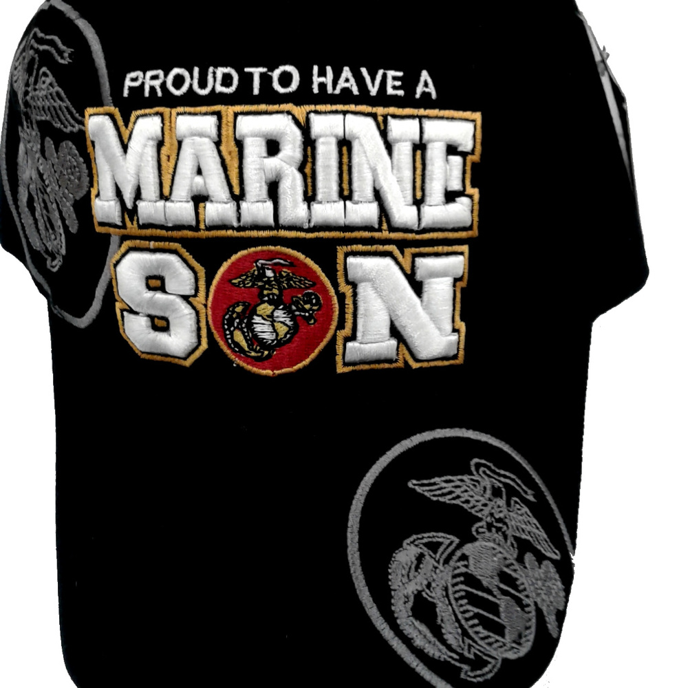 Proud To Have A Marine Son Cap